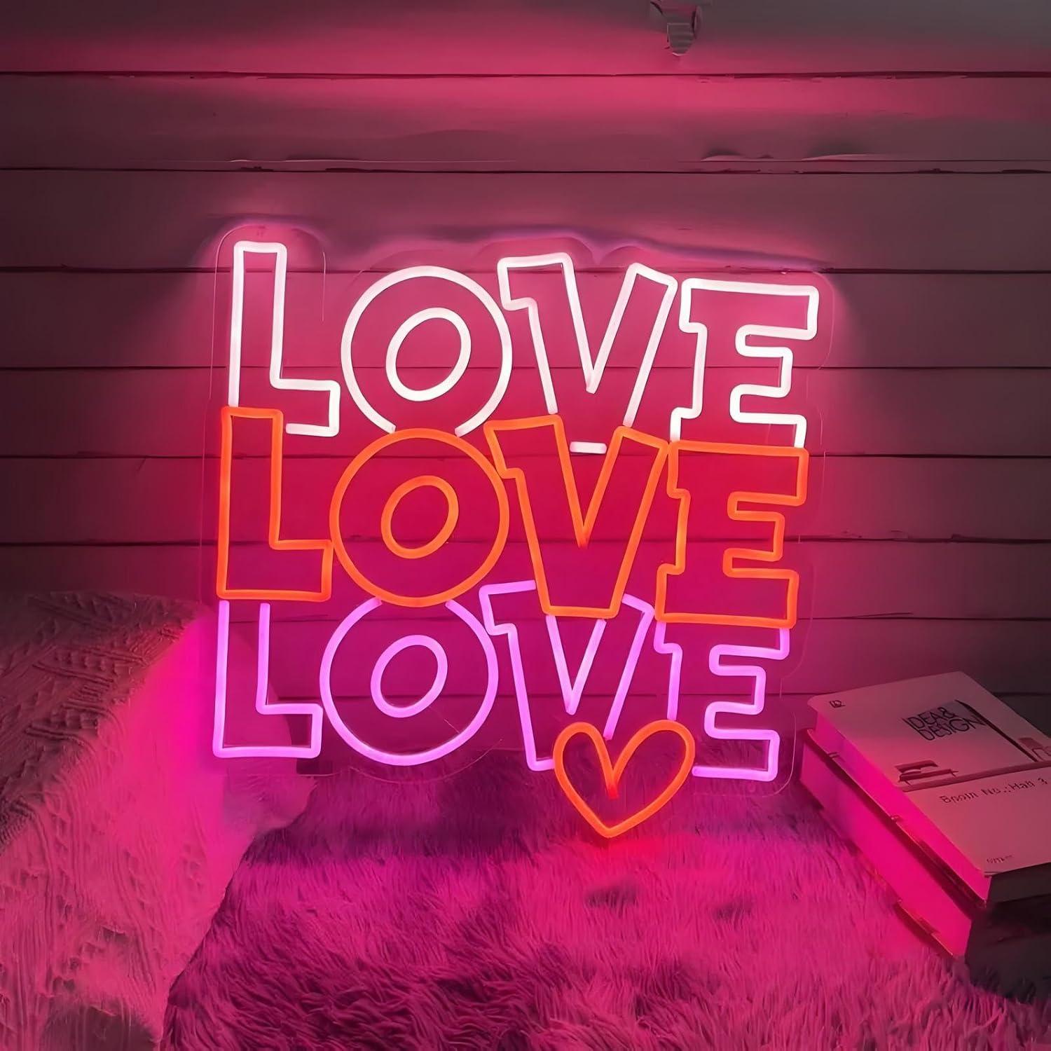 Wedding Lighting And Decor - Love Neon Sign USB Dimmable LED