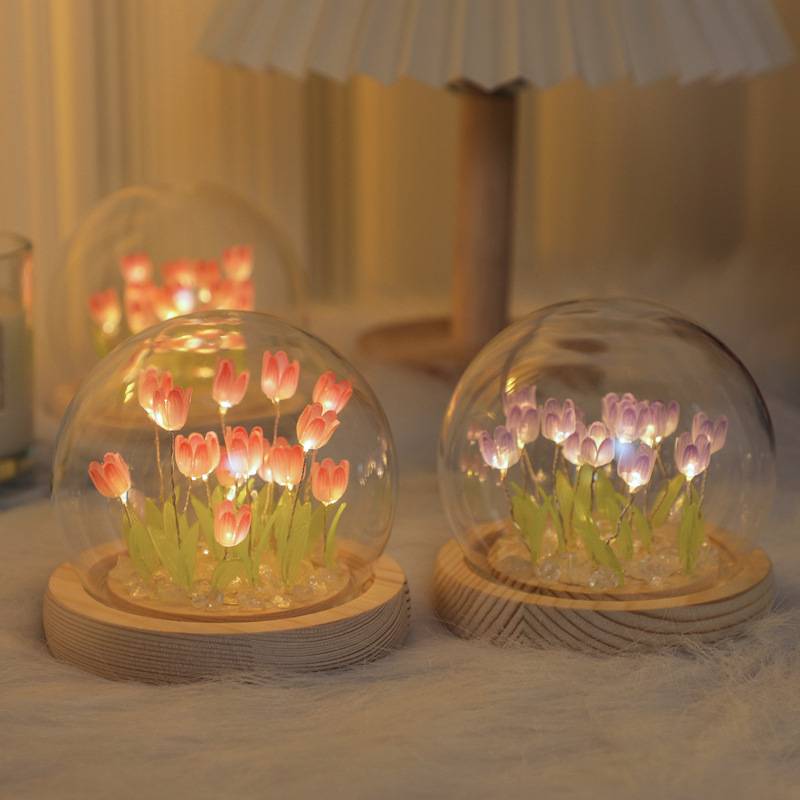 Lighting Decor Items - Handmade Tulip Night Lght Handmade DIY