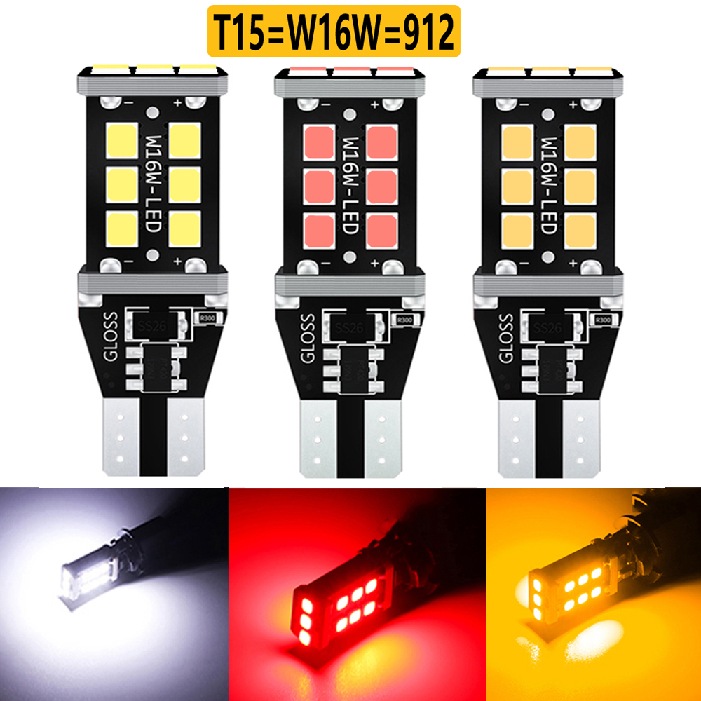 Orange Lighting Decor - 2PCS T15 T16 W16W 921 912