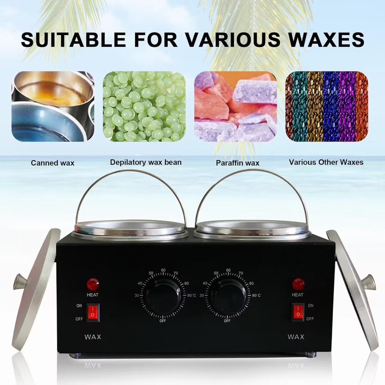 Dual Wax Pots Professional Ele - огляд і ціна Wax Melter Electric