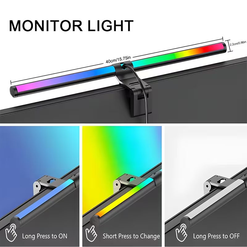 USB Powered LED Monitor Light  - огляд і ціна Touch Dimmer Lamp