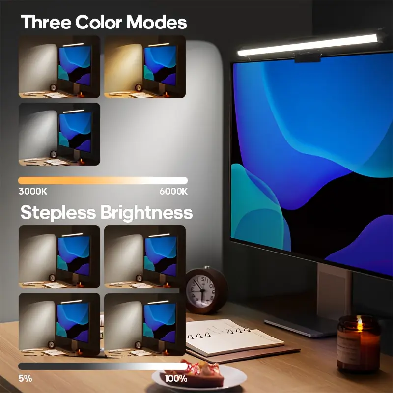 USB Powered LED Monitor Light  - огляд і ціна Touch Dimmer Lamp