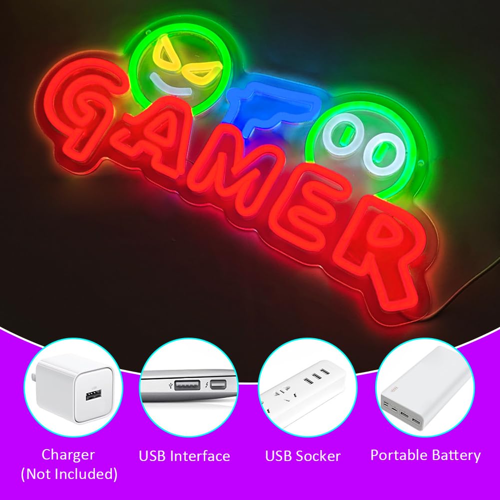 Gamer Neon Sign LED Wall Light - огляд і ціна Wedding Lighting And Decor