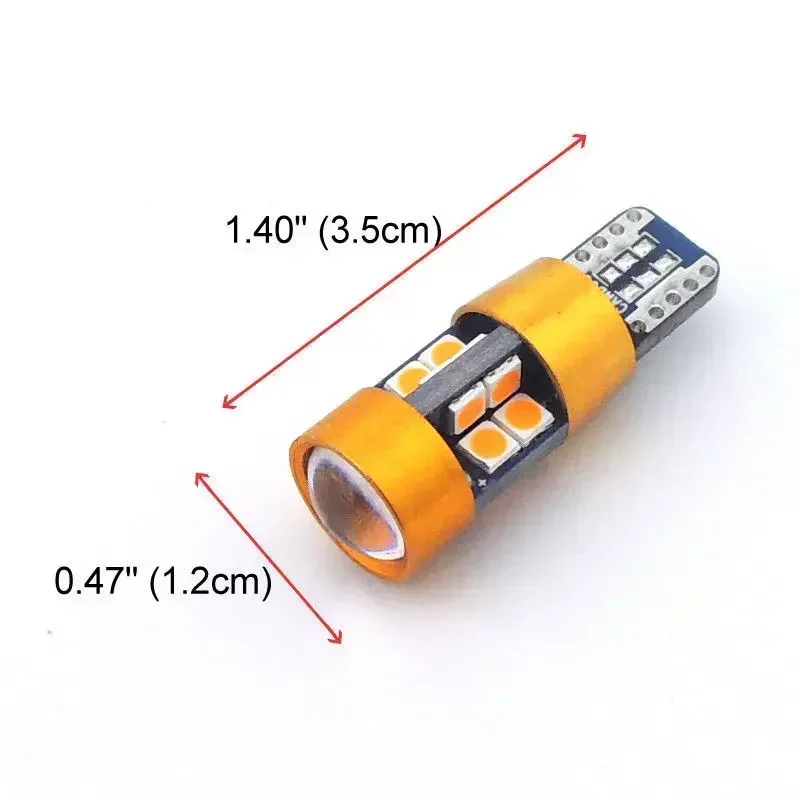 2Pcs Car T10 12V LED Signal Li - огляд і ціна Orange Lighting Decor