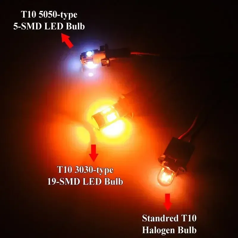 2Pcs Car T10 12V LED Signal Li - огляд і ціна Orange Lighting Decor