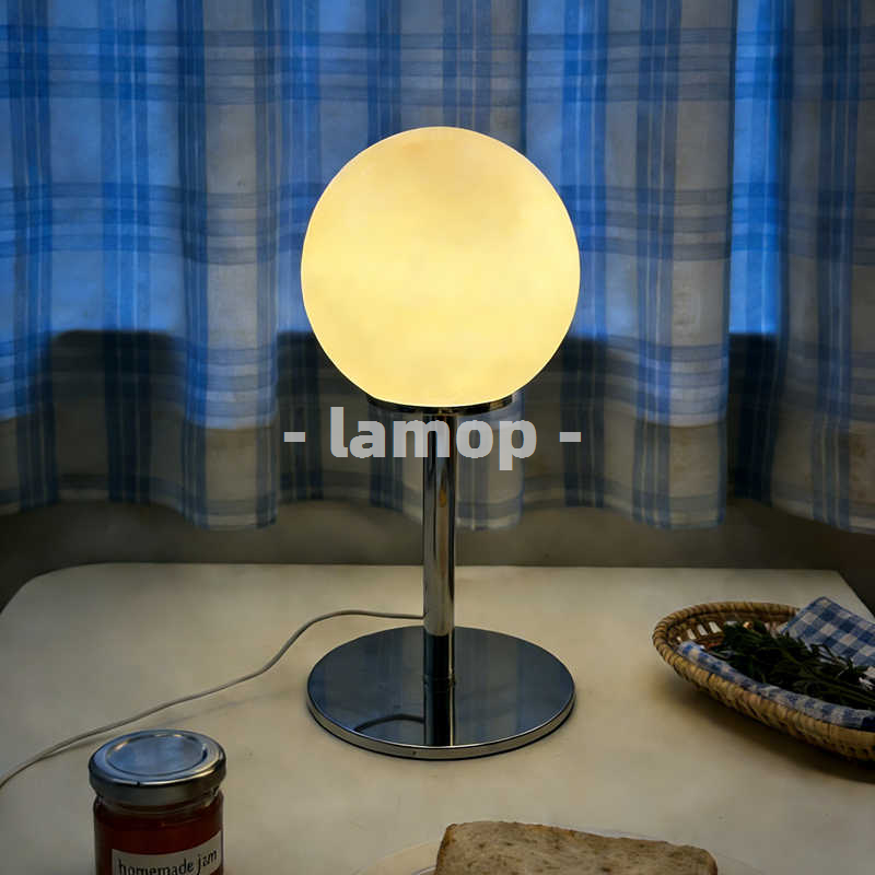 Milky White Solid Globe Chrome - огляд і ціна Decor Lighting Lamps