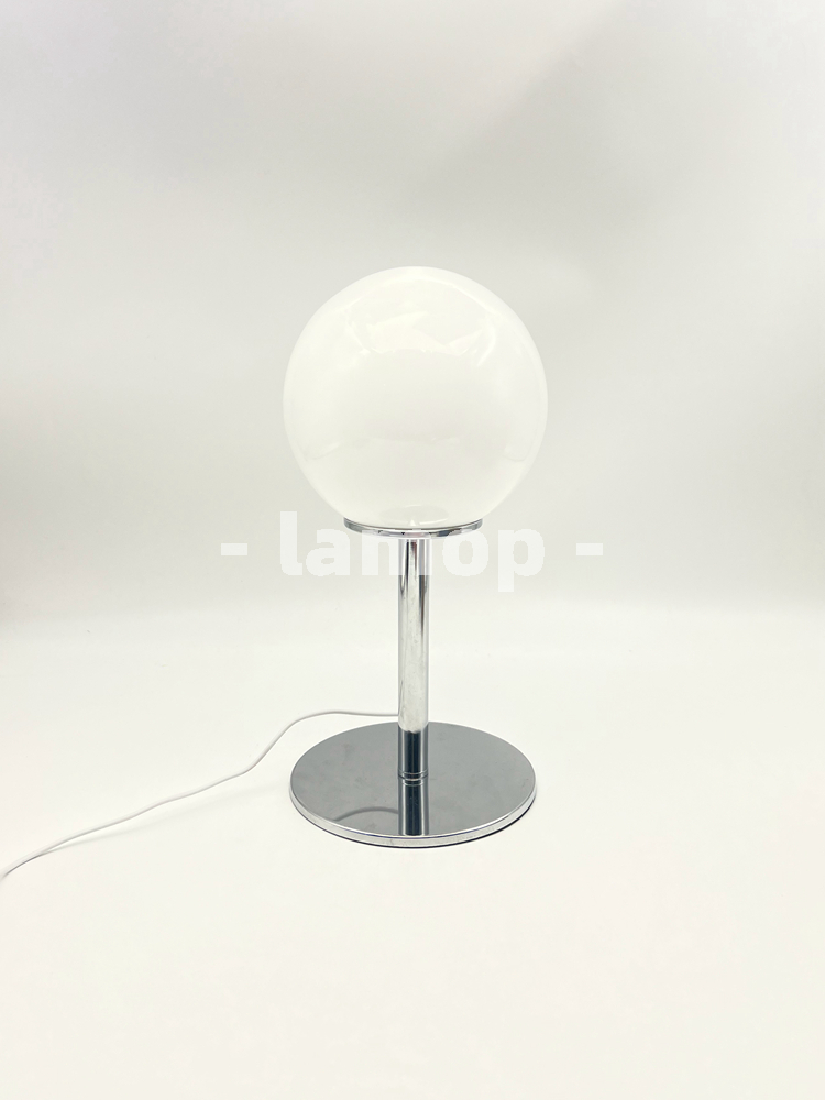 Milky White Solid Globe Chrome - огляд і ціна Decor Lighting Lamps