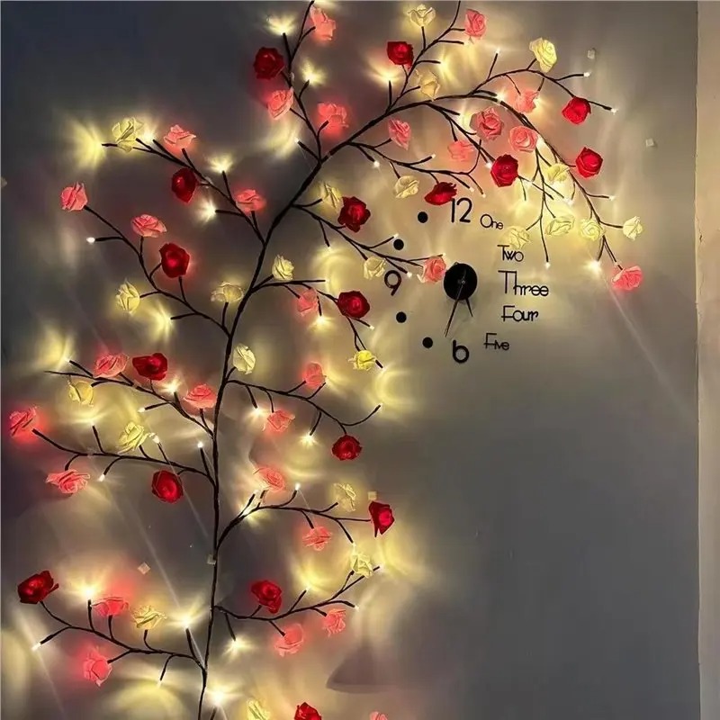DIY Maple Leaf Rose Pendant US - огляд і ціна Wall Decor Lighting