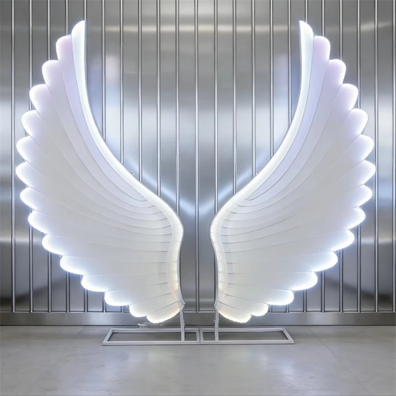 Glowing Angel Wings Light Prop - огляд і ціна Wedding Lighting And Decor