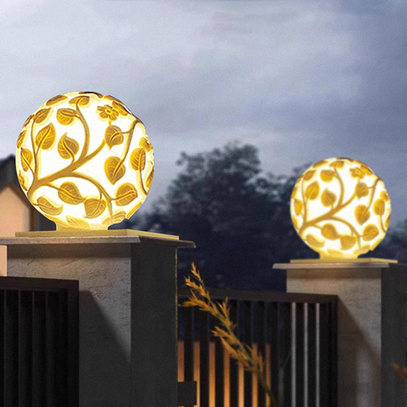 Outdoor column lights solar LE - огляд і ціна Lighting Decoration Outdoor