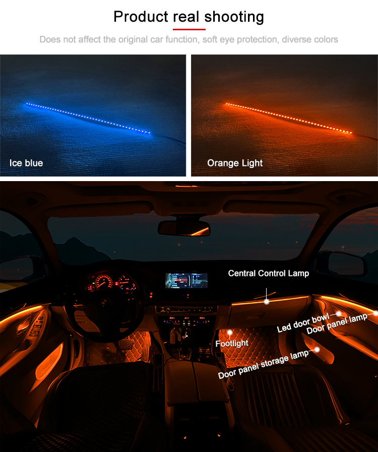 2 Colors F10 F11 Blue and Oran - огляд і ціна Orange Lighting Decor