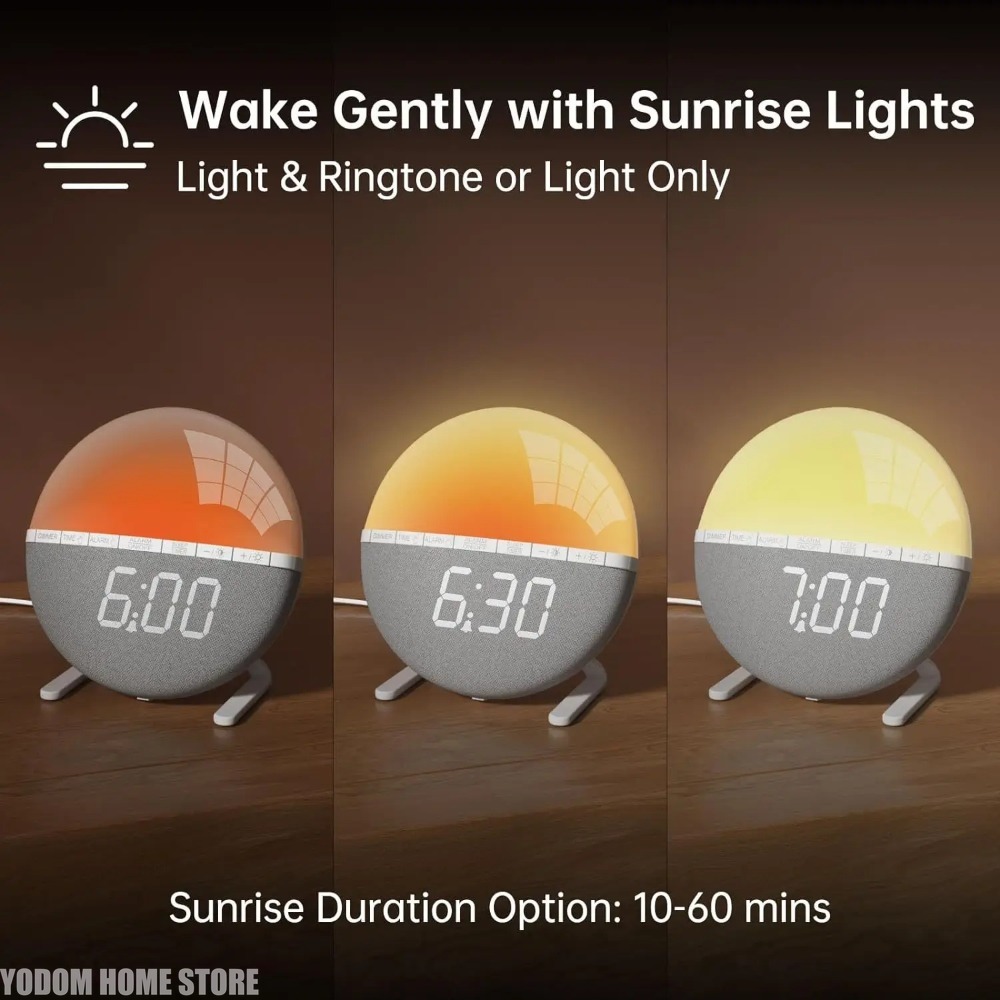 Sunrise Alarm Clock Wake Up Li - огляд і ціна Lighting Decor Sunrise