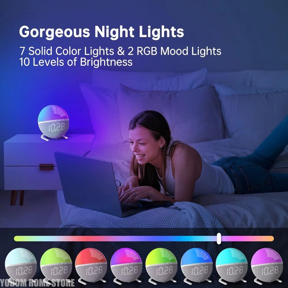 Sunrise Alarm Clock Wake Up Li - огляд і ціна Lighting Decor Sunrise