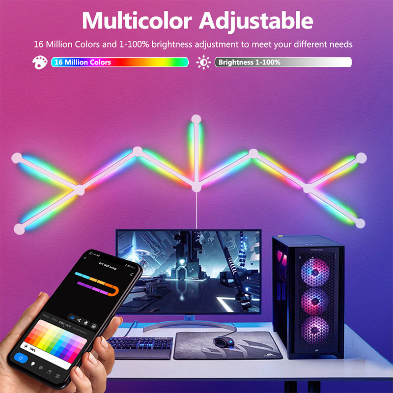 Smart RGB Wall Lamp, Bluetooth - огляд і ціна Wall Decor Lighting