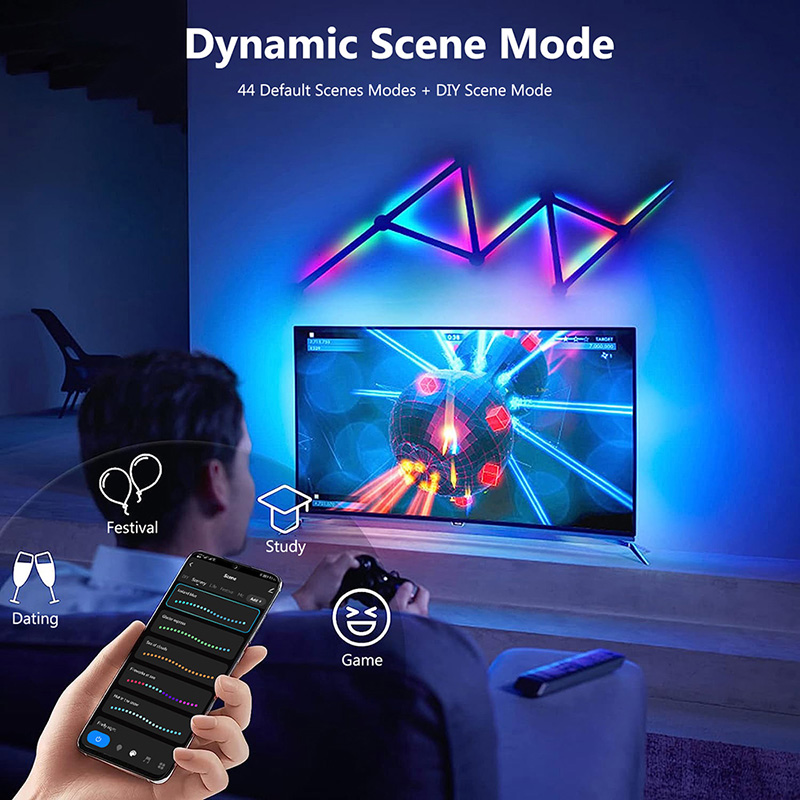 Smart RGB Wall Lamp, Bluetooth - огляд і ціна Wall Decor Lighting