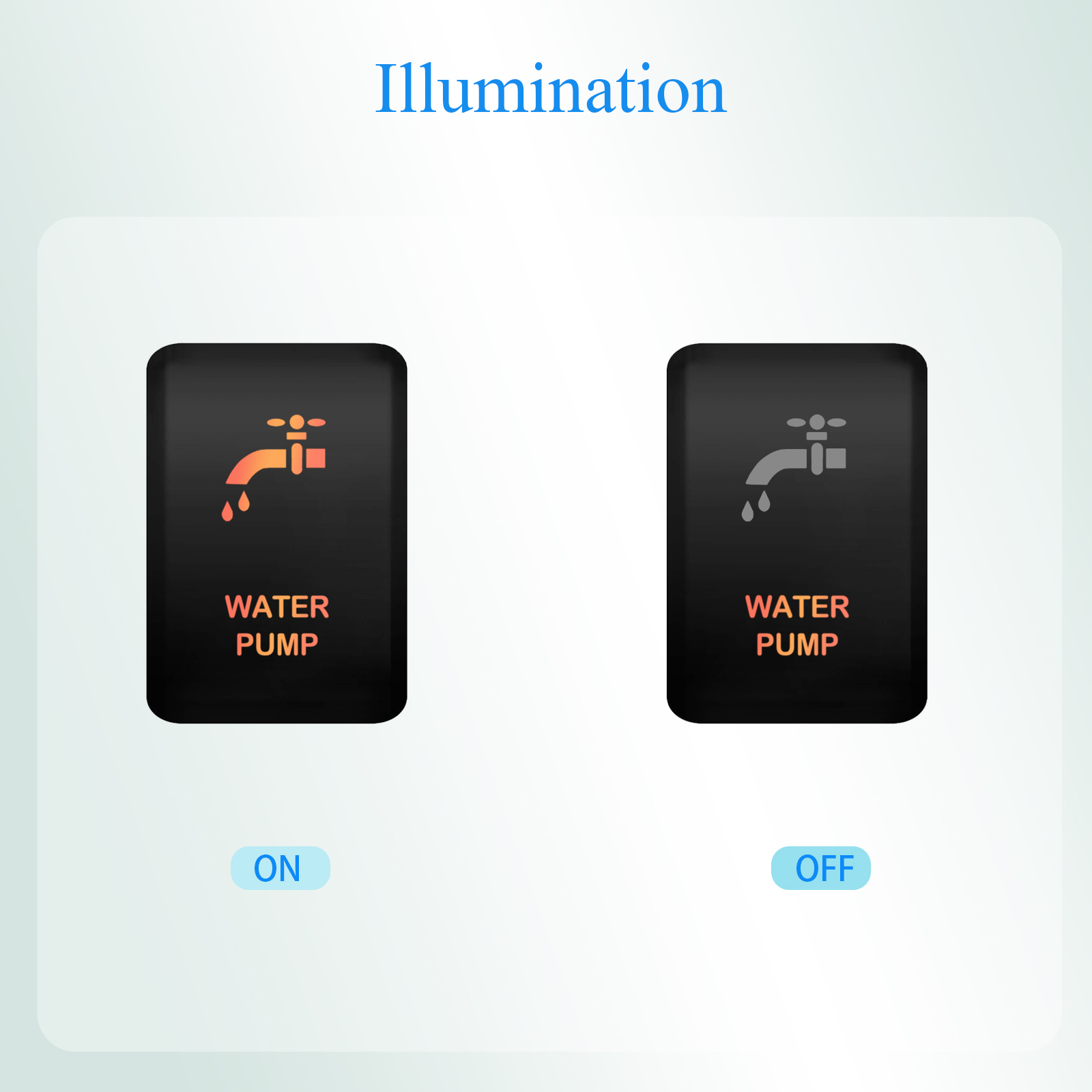 12V Orange LED Push Button Swi - огляд і ціна Orange Lighting Decor