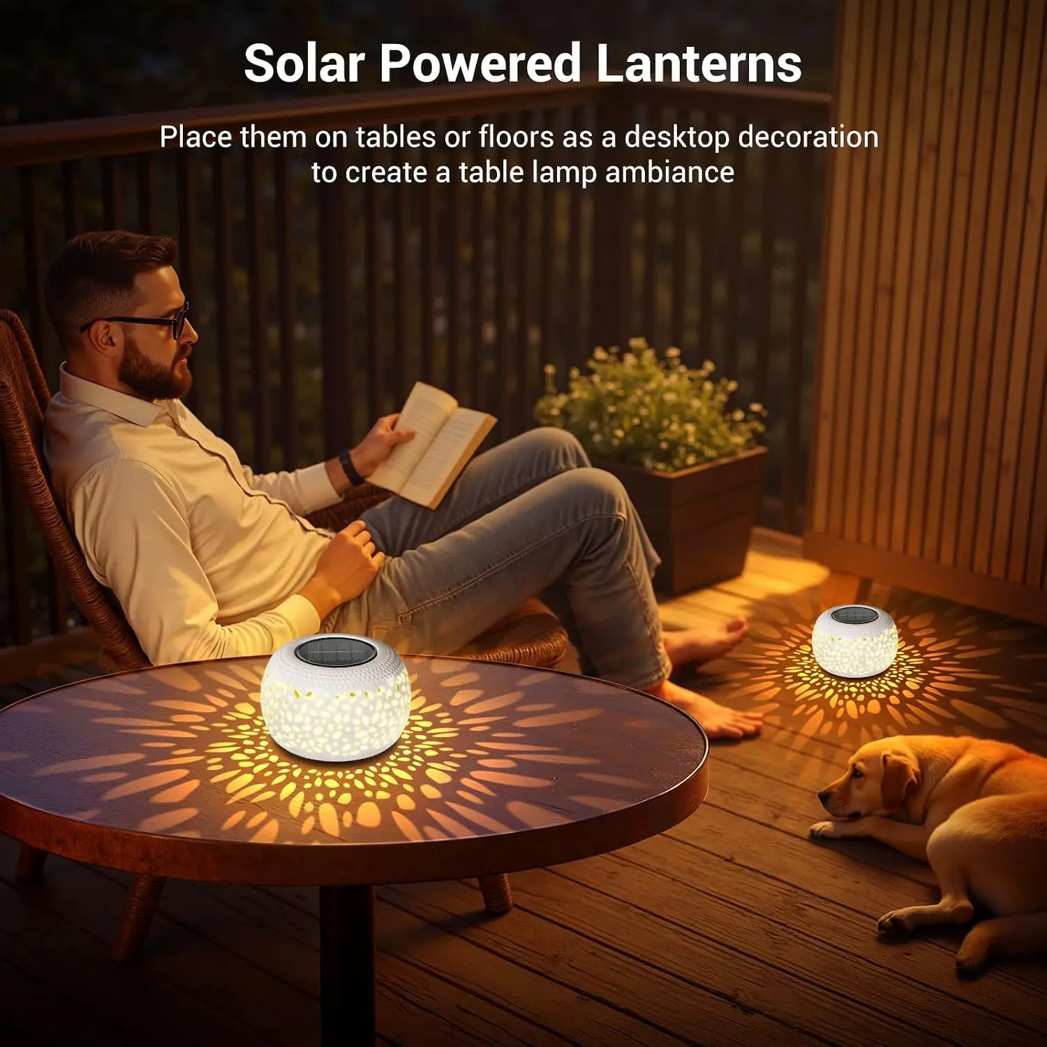 Solar Lanterns Outdoor Waterpr - огляд і ціна Unique Lighting Decor
