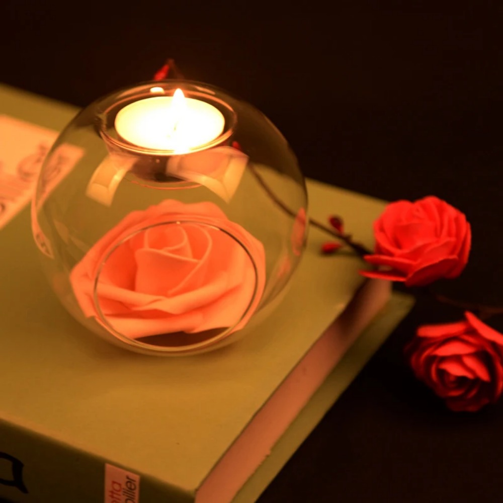 6/12pcs Glass Round Hollow Can - огляд і ціна Lighting Decor Items