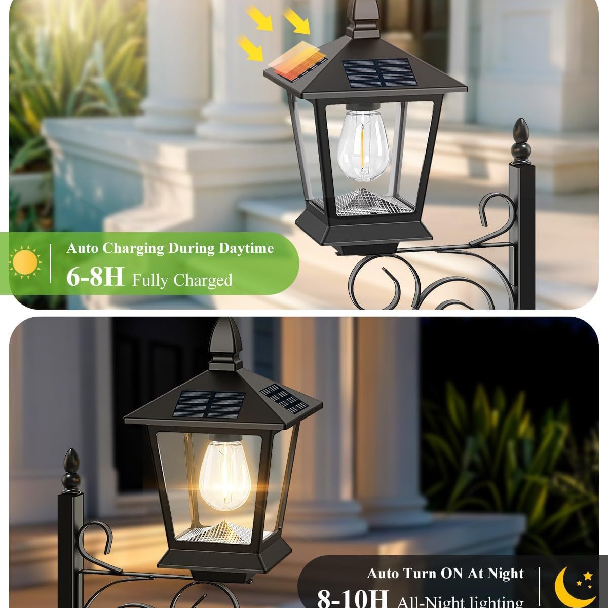 2 in 1 Solar Planter Lamp Wate - огляд і ціна Wall Decor Lighting