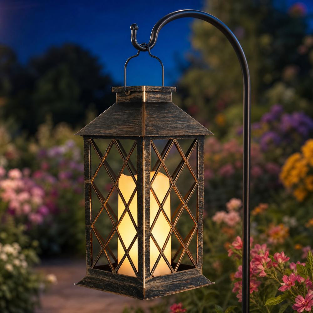 Retro Solar Lantern, Outdoor S - огляд і ціна Yard Lighting Decor