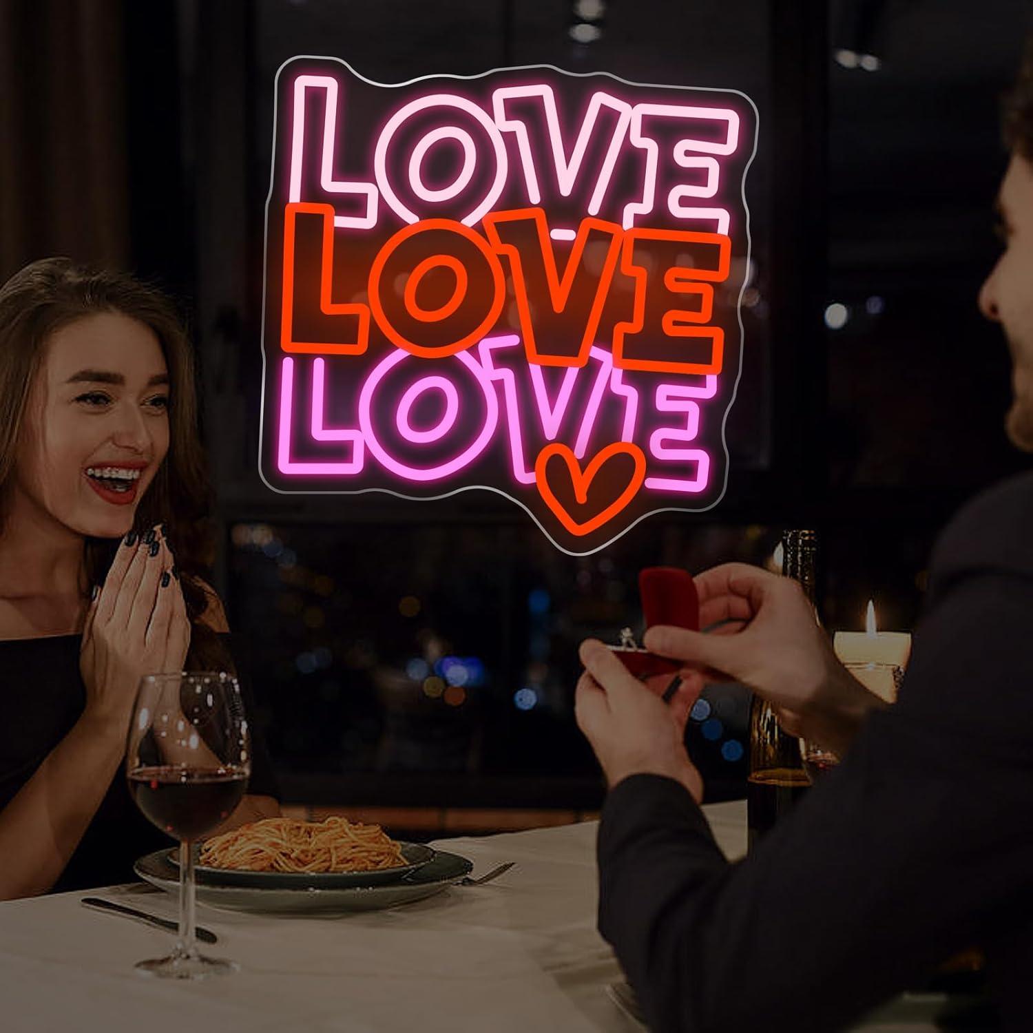 Love Neon Sign USB Dimmable LE - огляд і ціна Wedding Lighting And Decor