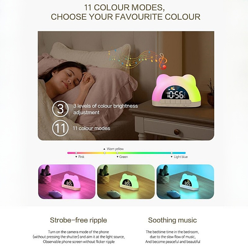 Sunrise Digital Alarm Clock wi - огляд і ціна Lighting Decor Sunrise