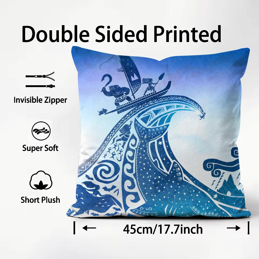 Light blue ocean ripple Cushio - огляд і ціна Lighting Decor And Beyond