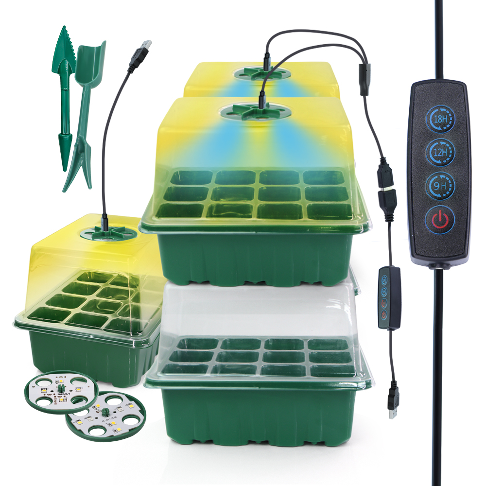 LED Nursery Pots with Grow Lig - огляд і ціна Touch Dimmer Lamp