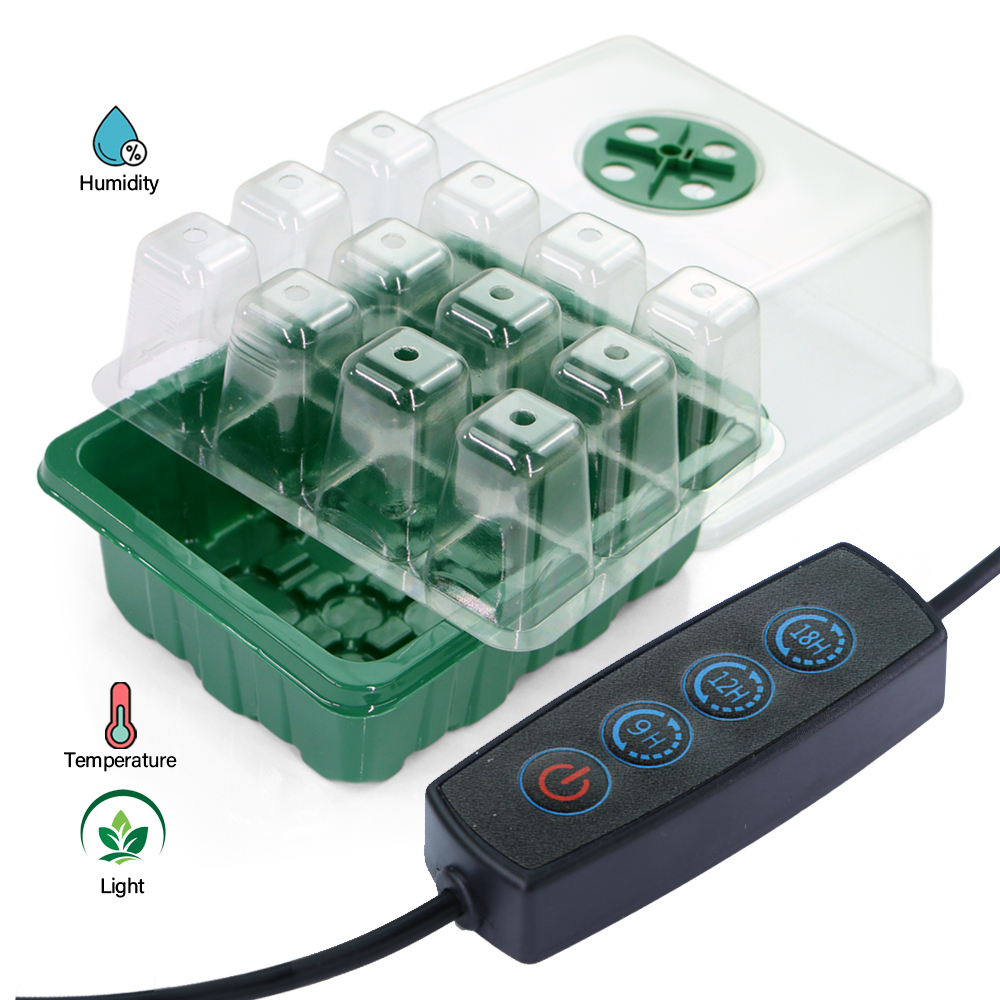 LED Nursery Pots with Grow Lig - огляд і ціна Touch Dimmer Lamp