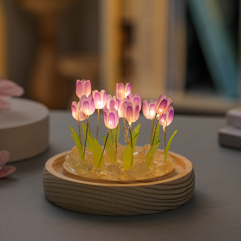 Handmade Tulip Night Lght Hand - огляд і ціна Lighting Decor Items