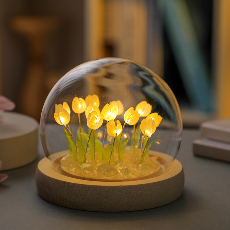 Handmade Tulip Night Lght Hand - огляд і ціна Lighting Decor Items