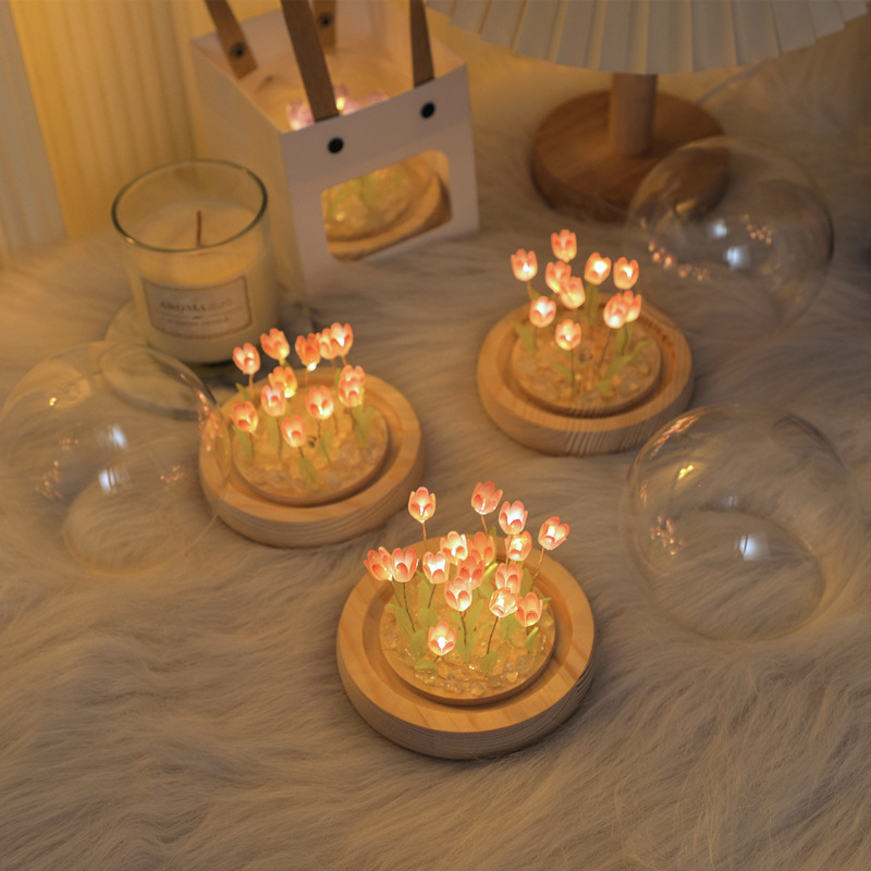 Handmade Tulip Night Lght Hand - огляд і ціна Lighting Decor Items