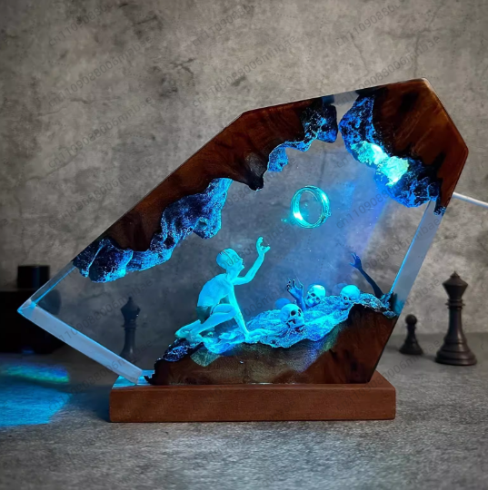 Resin Lamp Unique Room Decorat - огляд і ціна Unique Lighting Decor