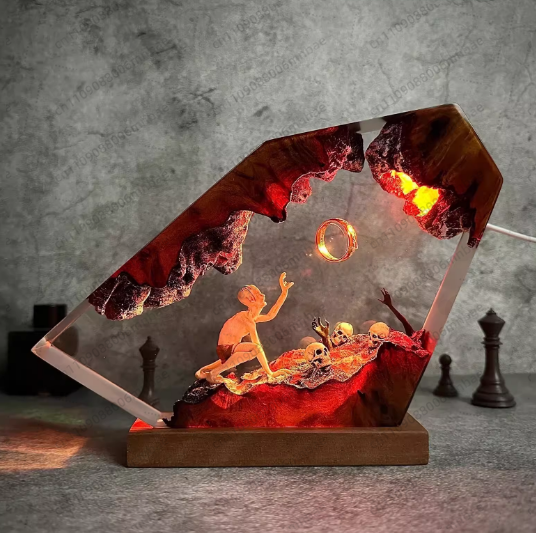 Resin Lamp Unique Room Decorat - огляд і ціна Unique Lighting Decor
