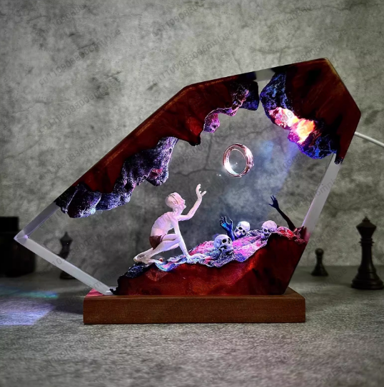 Resin Lamp Unique Room Decorat - огляд і ціна Unique Lighting Decor
