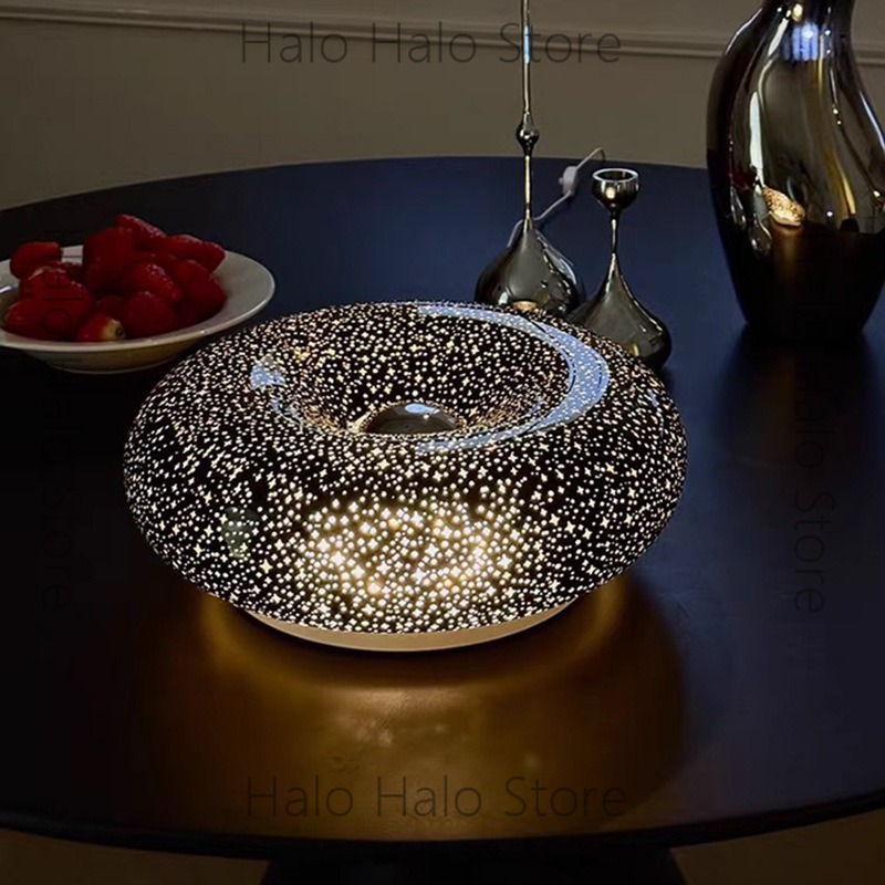 Black starry night light orang - огляд і ціна Orange Lighting Decor