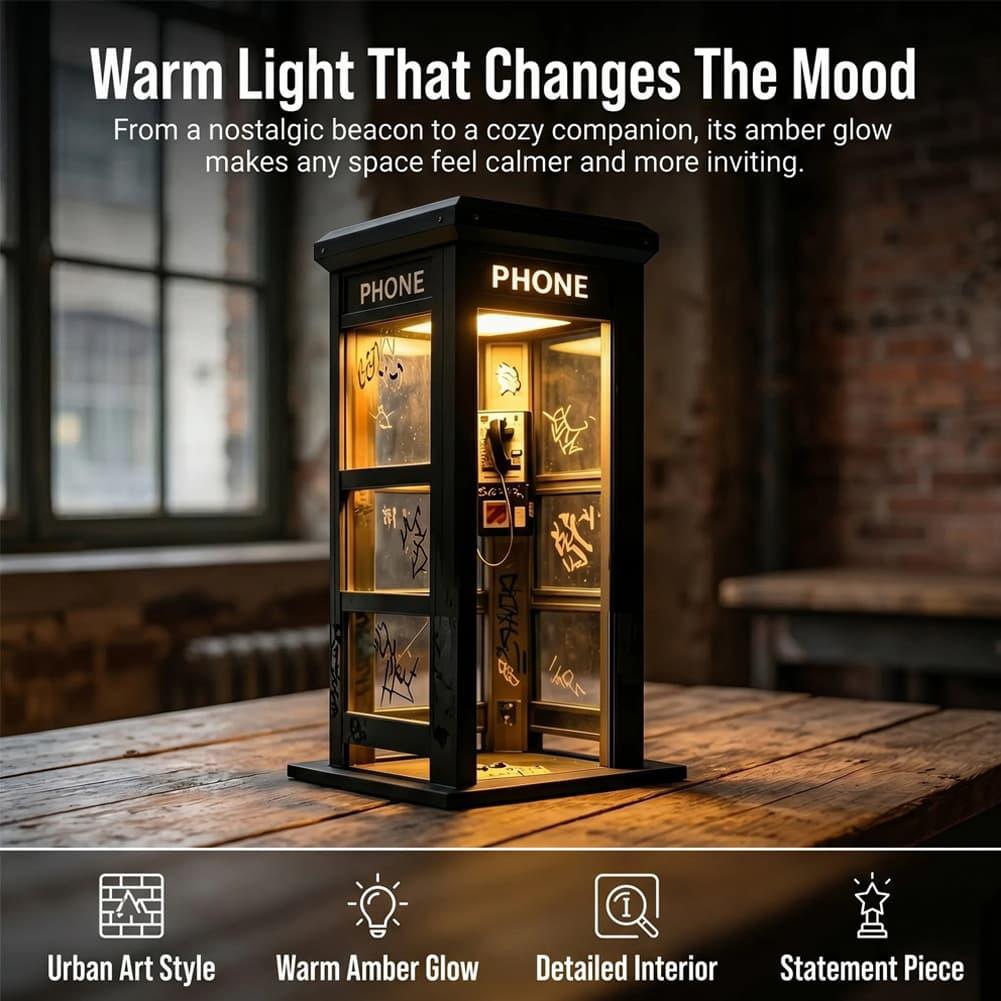 Vintage London Telephone Booth - огляд і ціна Lighting Decoration For Home