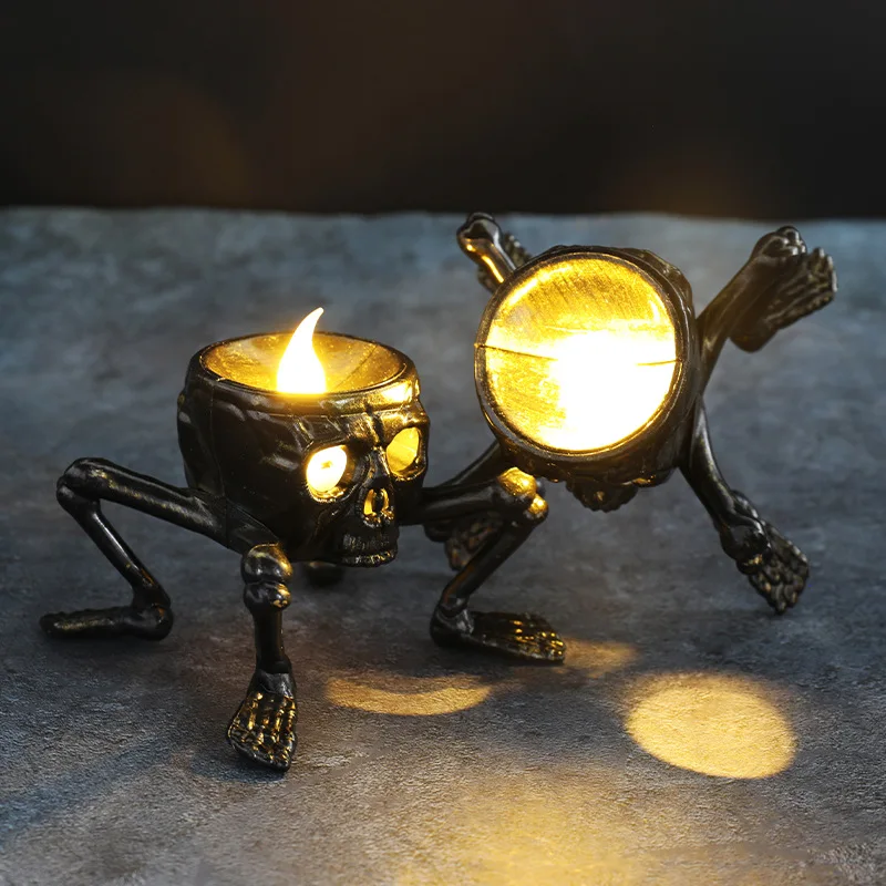 Halloween Break The Arm Skull  - огляд і ціна Orange Lighting Decor