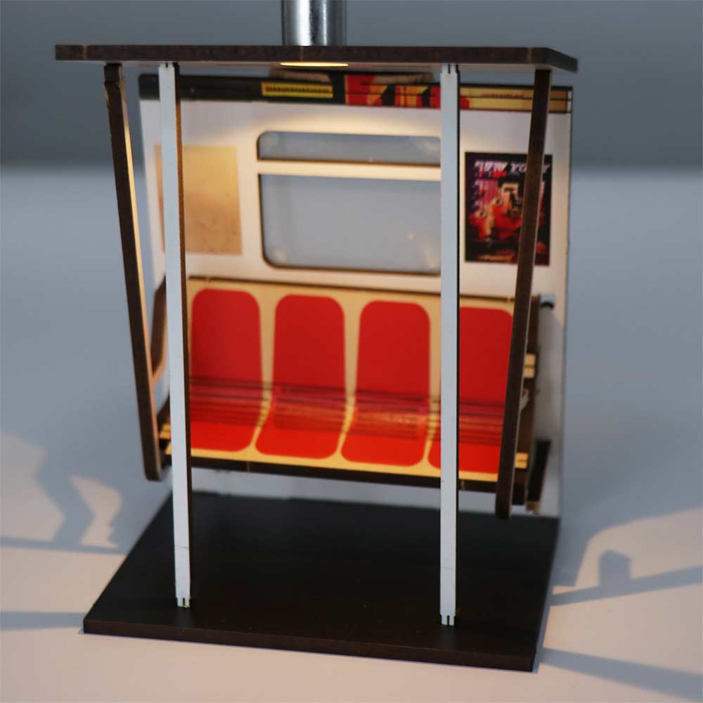LED Night Light Subway Train L - огляд і ціна Unique Lighting Decor