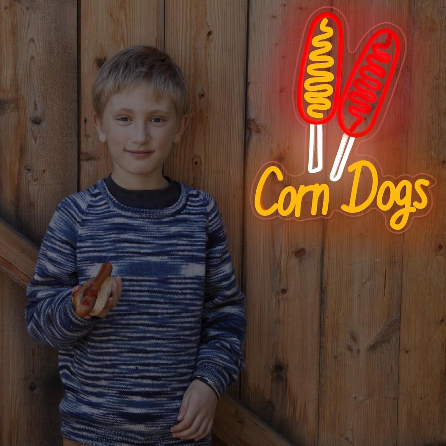 Corn Dog Neon Sign Snack USB D - огляд і ціна Wedding Lighting And Decor