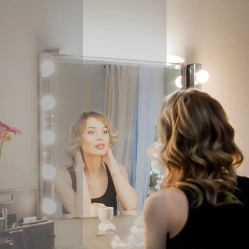 LED Mirror Makeup Mirror w/Lig - огляд і ціна Touch Dimmer Lamp