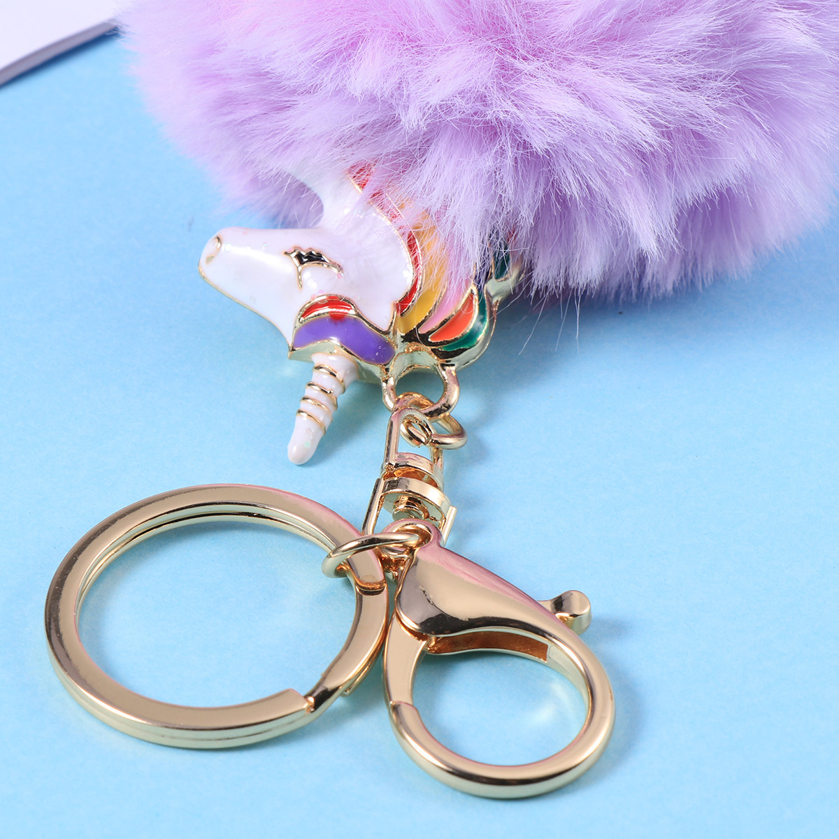 Unicorn Keychain Light Purple  - огляд і ціна Unique Lighting Decor