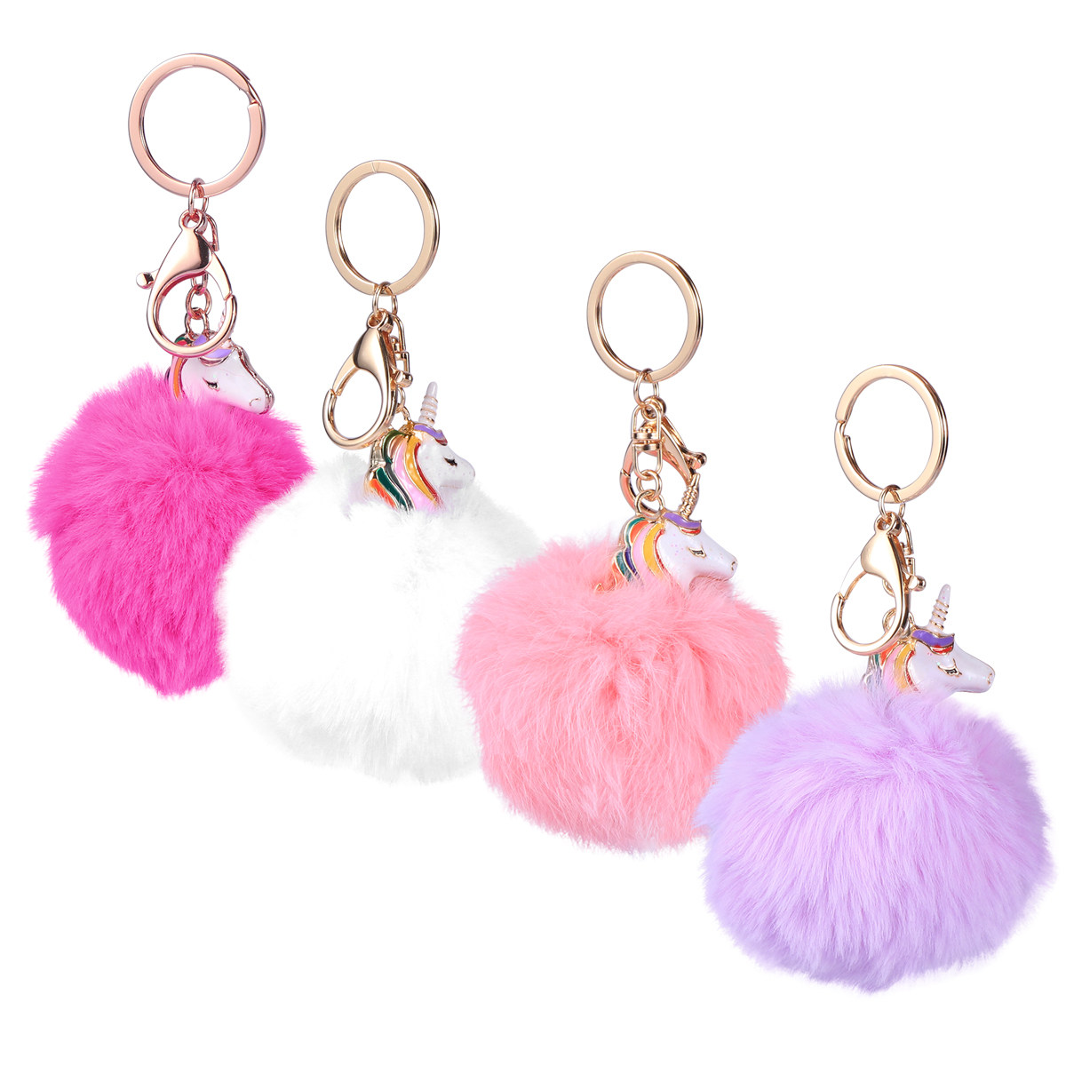 Unicorn Keychain Light Purple  - огляд і ціна Unique Lighting Decor