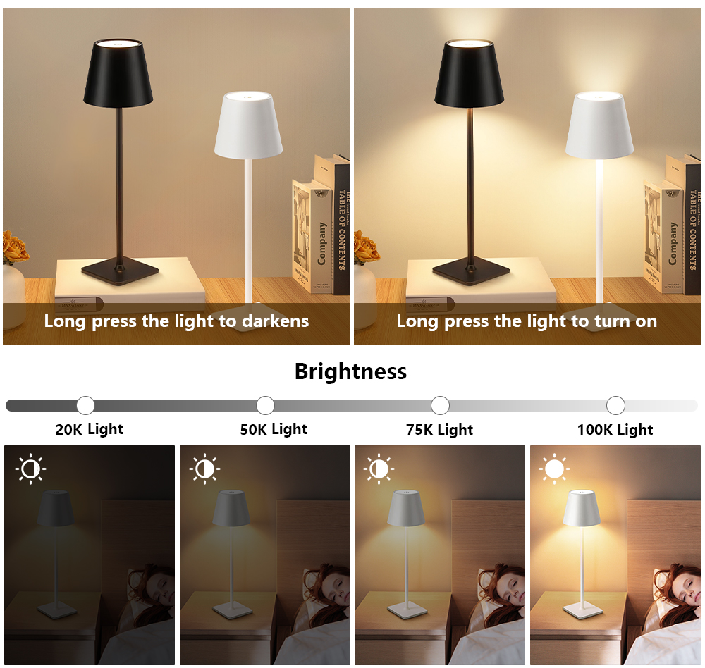 LED Rechargeable Desk Light Wi - огляд і ціна Decor Lighting Lamps